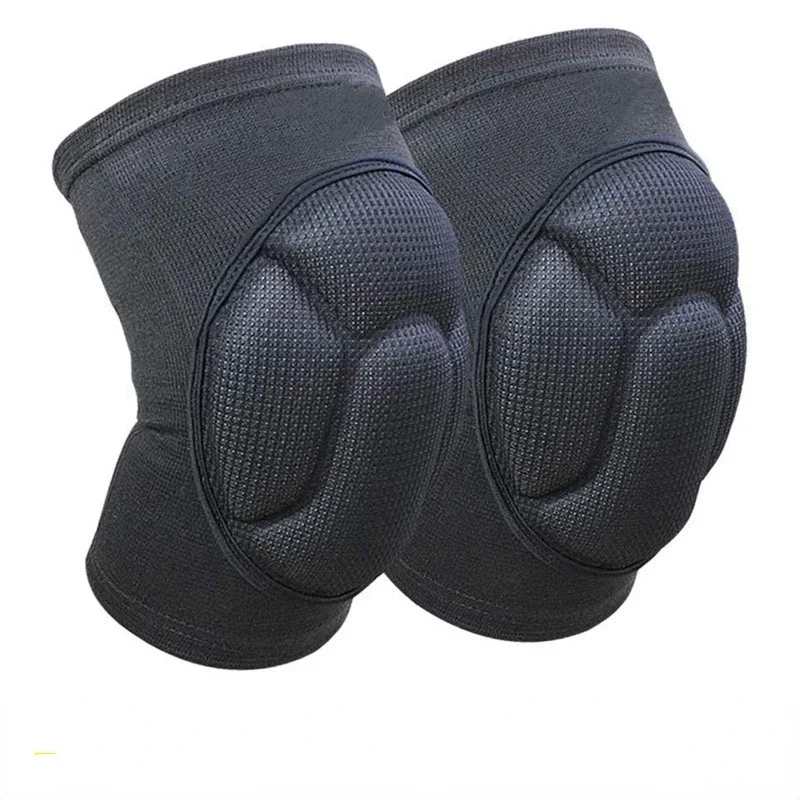 Knee Sleeve Compression - 1 Pair Protective Knee Pads Thick