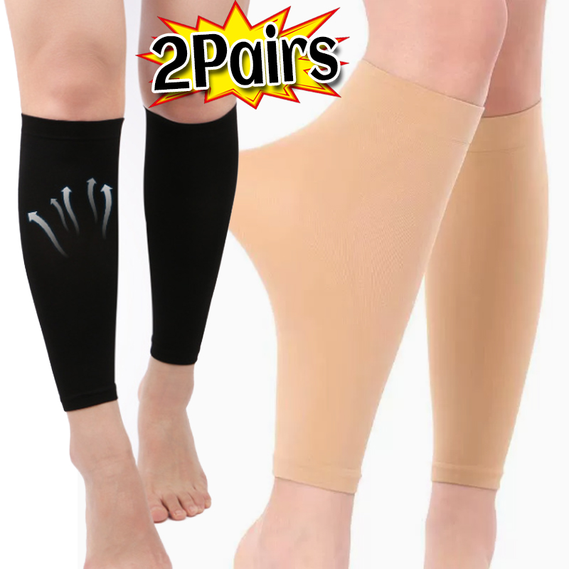 Knee Sleeve Compression - 1/2Pairs Elastic Socks Calf Sleeve Compression