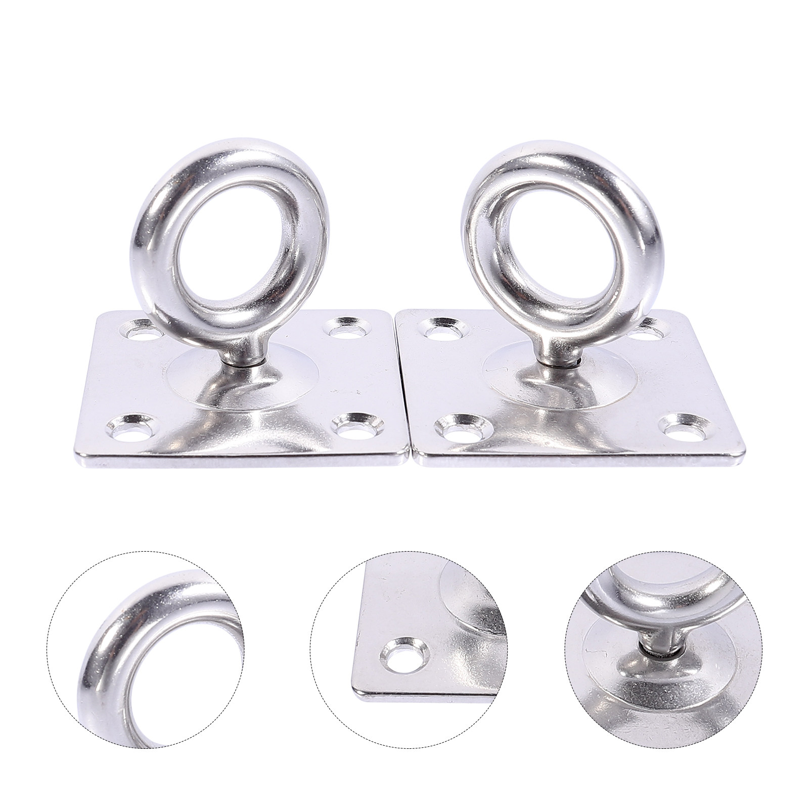 Gymnastics Rings - 2Pcs M8 Stainless Steel Suspension Hook
