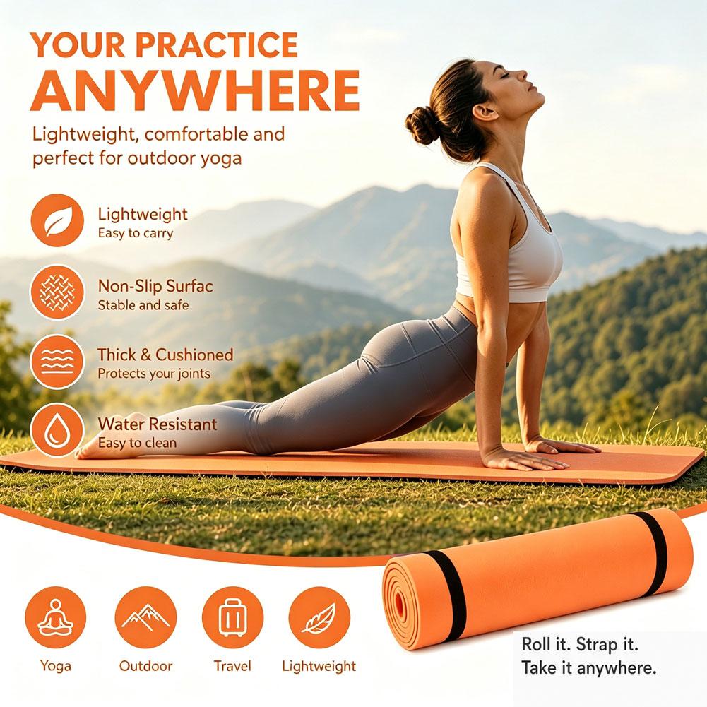 180x50cm Yoga Mats Anti-slip S - Gym Floor Mats 评论和价格