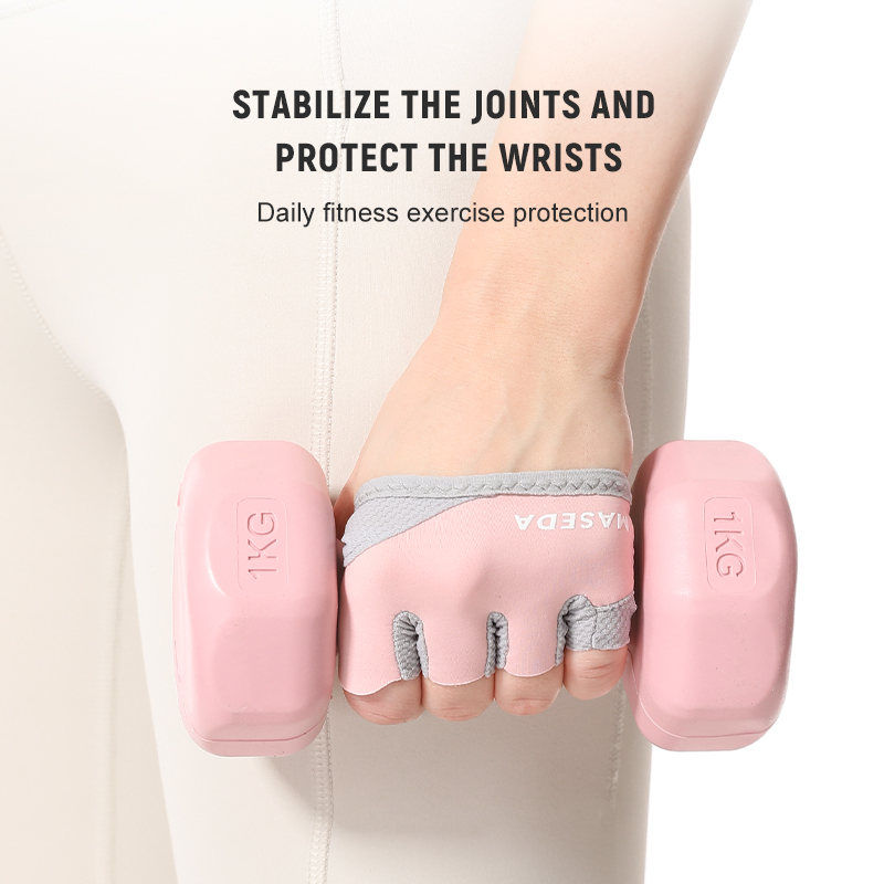 Pair of Fitness Fingerless Glo - Yoga For Fitness 评论和价格