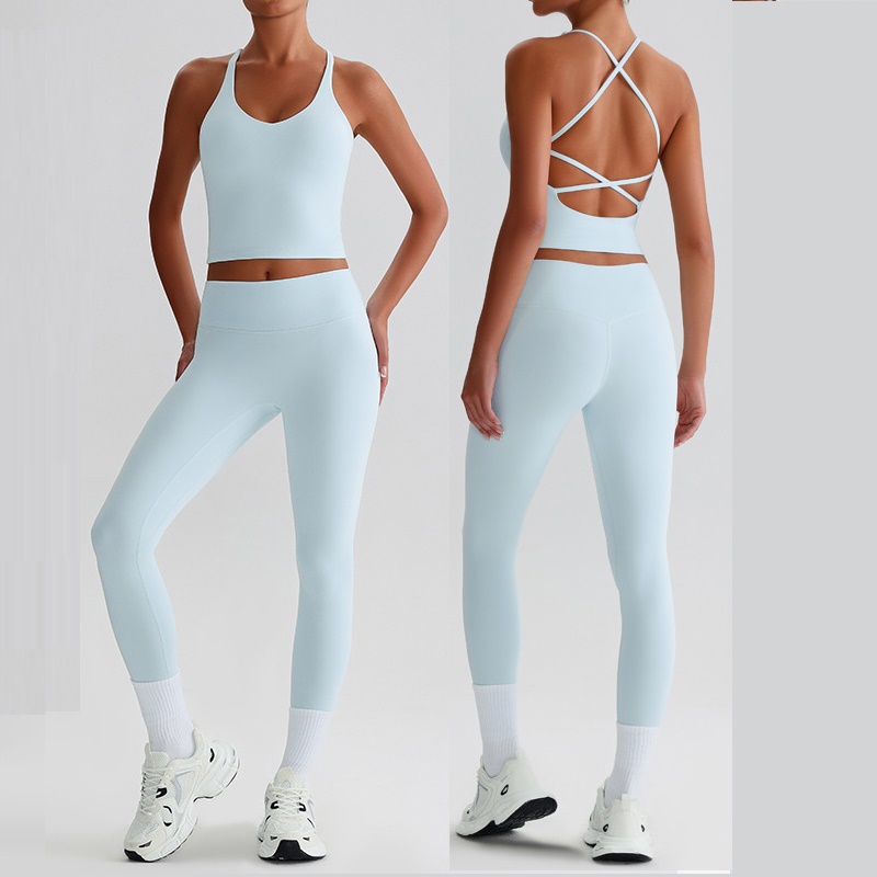 Solid Color Gym Yoga Set soft  - Yoga Fitness Jacket 评论和价格