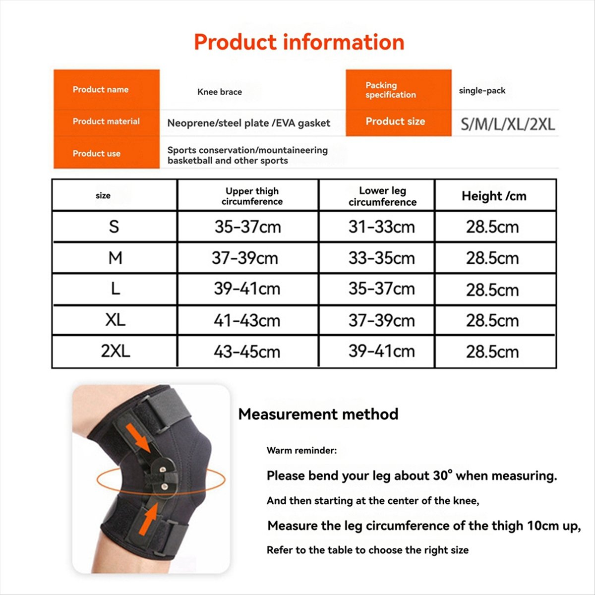 Top Sports Kneepad Knee Brace  - Knee Sleeve Compression 评论和价格