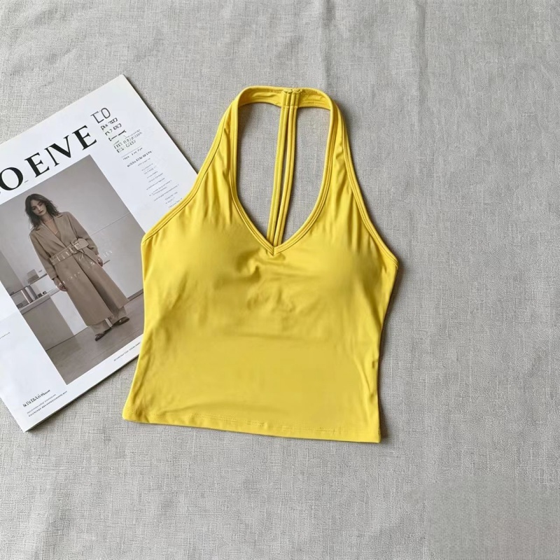 V‑Neck Halter T‑Back Yoga Tank - Yoga And Fitness Studio 评论和价格