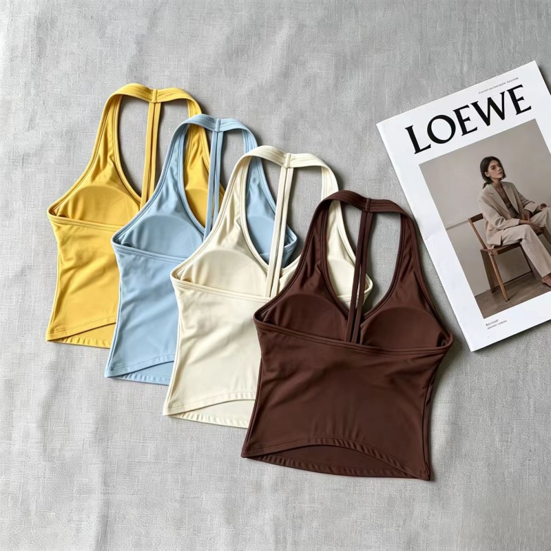V‑Neck Halter T‑Back Yoga Tank - Yoga And Fitness Studio 评论和价格