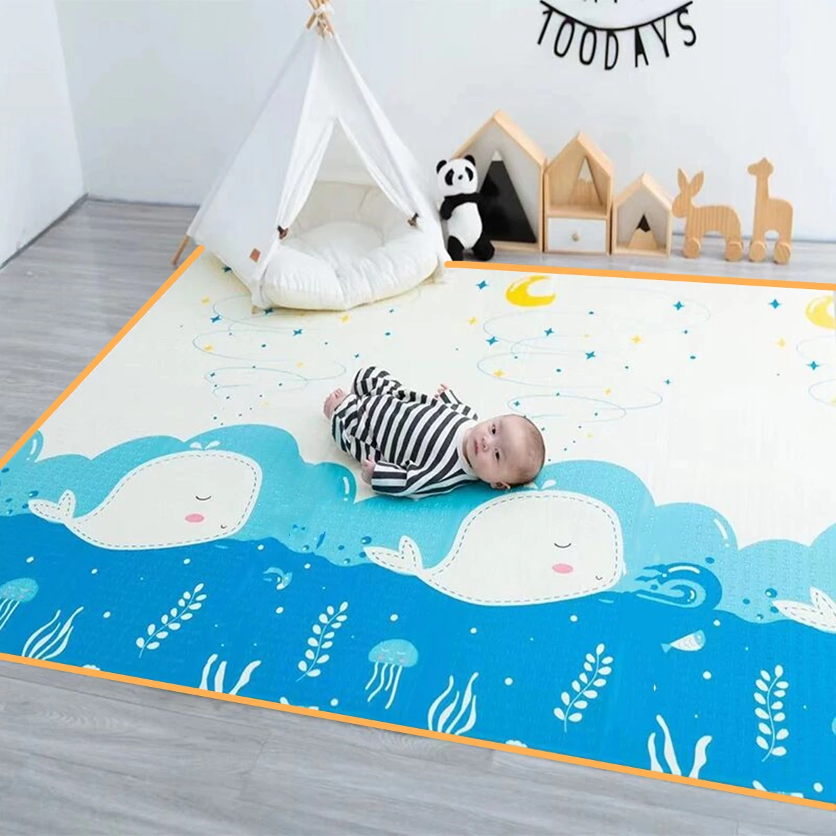 Non-toxic Thicken 1cm Baby Foa - Gym Floor Mats 评论和价格