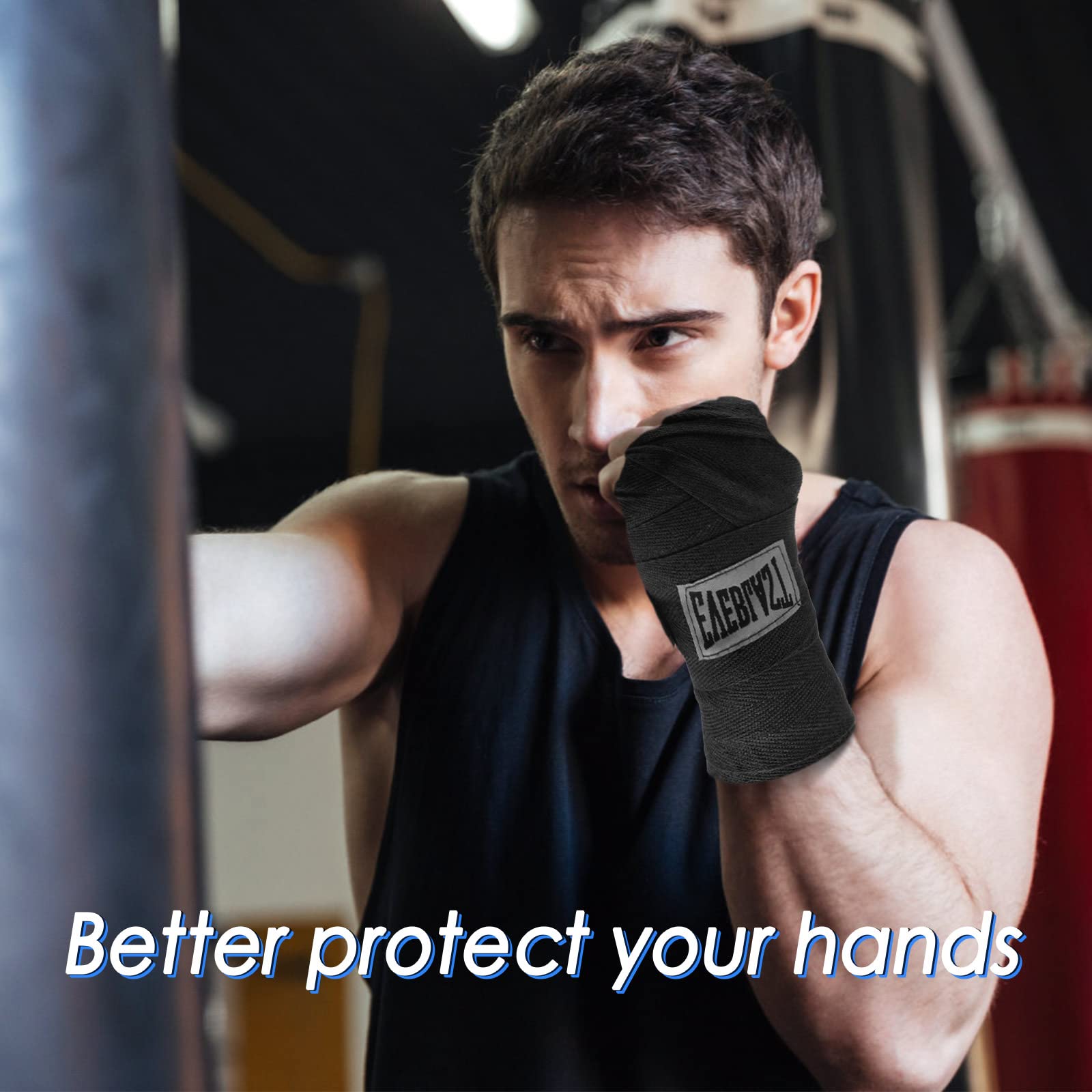 Cotton Boxing Bandages  Soft & - Wrist Wraps Fitness 评论和价格