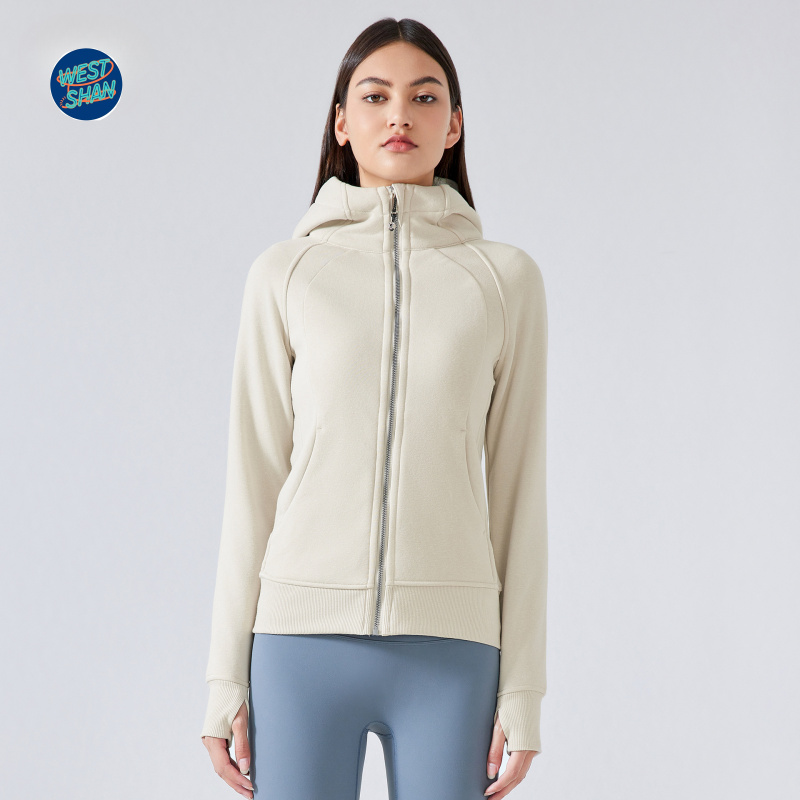 WESTSHANNew Thickened Warm Hoo - Yoga Fitness Jacket 评论和价格