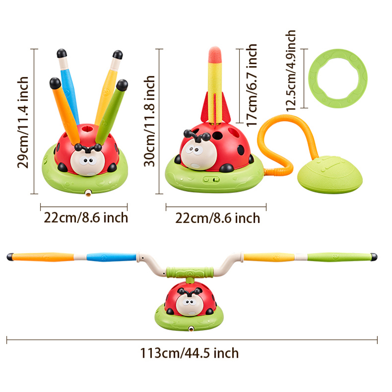3 Styles Ladybug Rocket Launch - Gymnastics Rings 评论和价格