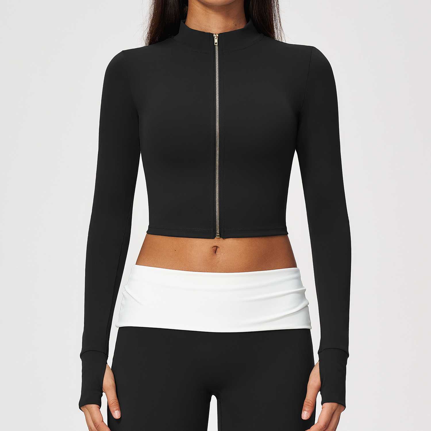 Long Sleeve Yoga Jacket Cloud  - Yoga Fitness Jacket 评论和价格