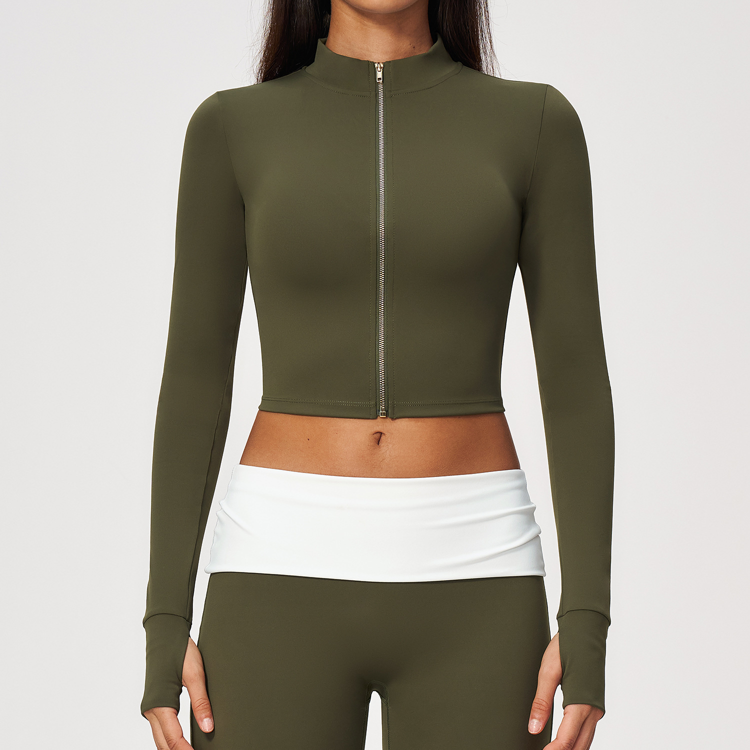 Long Sleeve Yoga Jacket Cloud  - Yoga Fitness Jacket 评论和价格