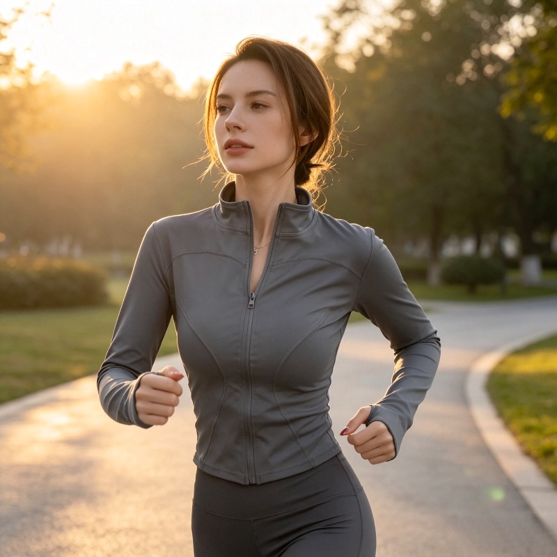 Women Slim Fit Yoga Jacket Tig - Yoga Fitness Jacket 评论和价格
