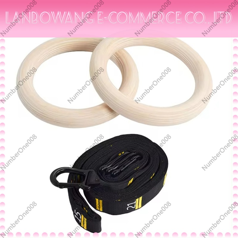 Solid Birch Wood Gymnastic Rin - Gymnastics Rings 评论和价格