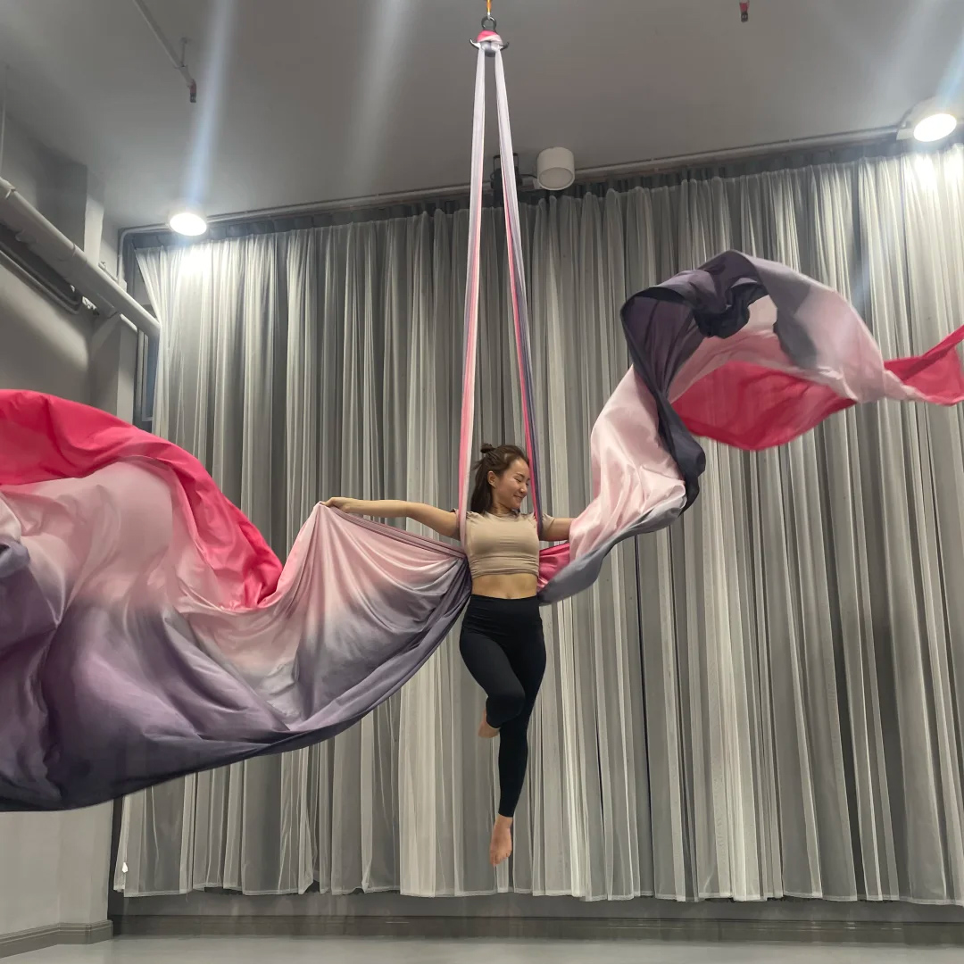 10m Aerial silks Ombre Aerial  - Yoga And Fitness Studio 评论和价格