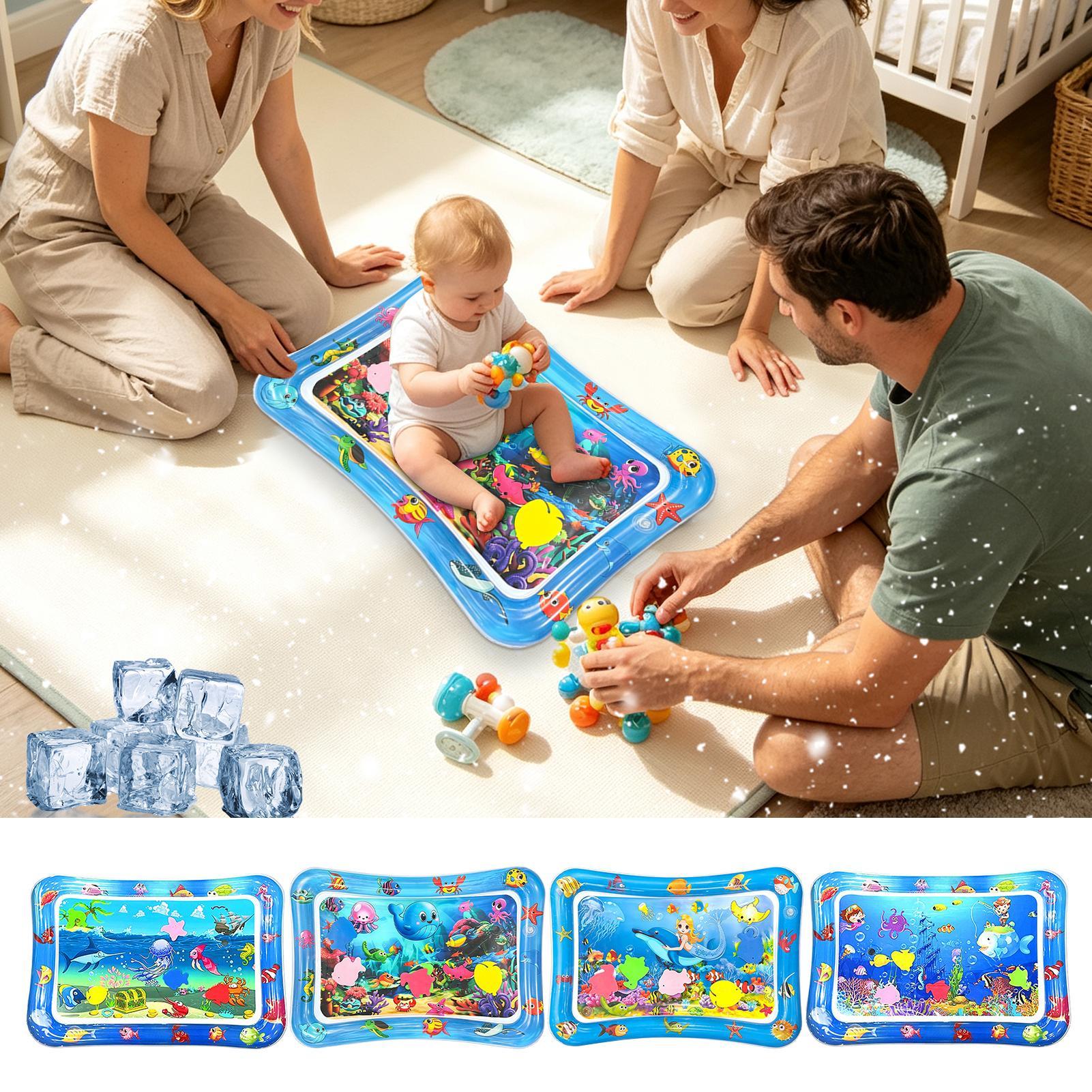Kids Water Play Mat Cartoon Se - Gym Floor Mats 评论和价格