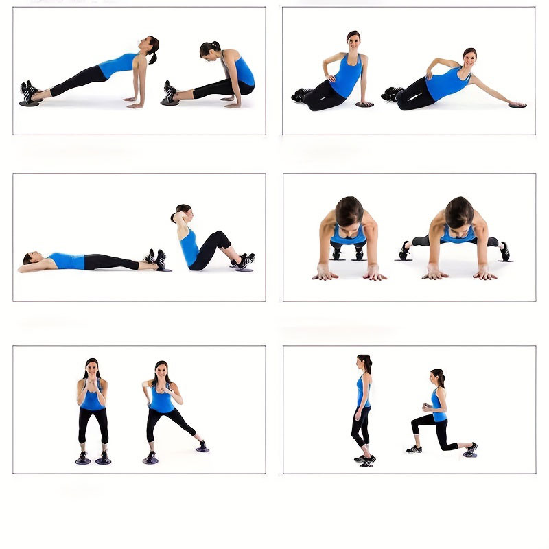 2 PC Pilates Slide Plate Yoga  - Gym Floor Mats 评论和价格