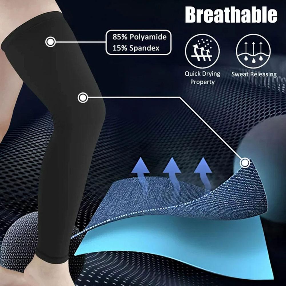 Sun Protection Leg Covers Leg  - Knee Sleeve Compression 评论和价格