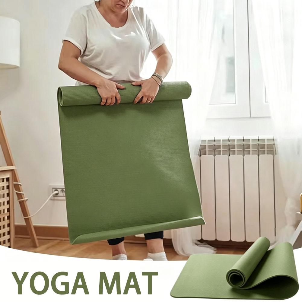 1/2Pcs Thick Yoga Mat Anti-ski - Gym Floor Mats 评论和价格