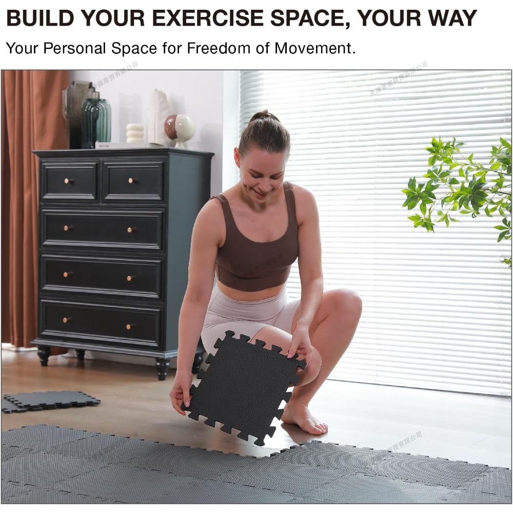 10Pcs Interlocking Foam Exerci - Gym Floor Mats 评论和价格