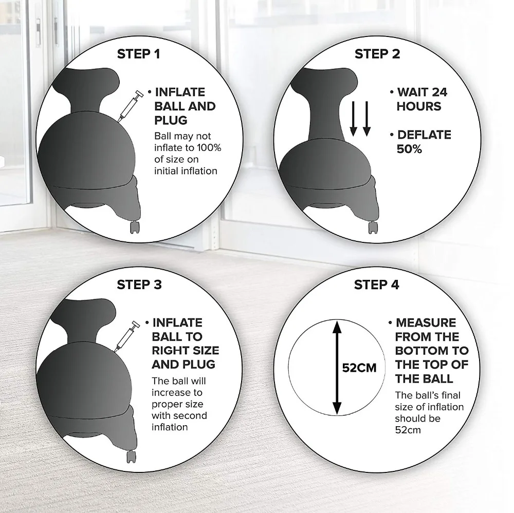 Balance Ball Chair Exercise St - Exercise Ball Stability 评论和价格