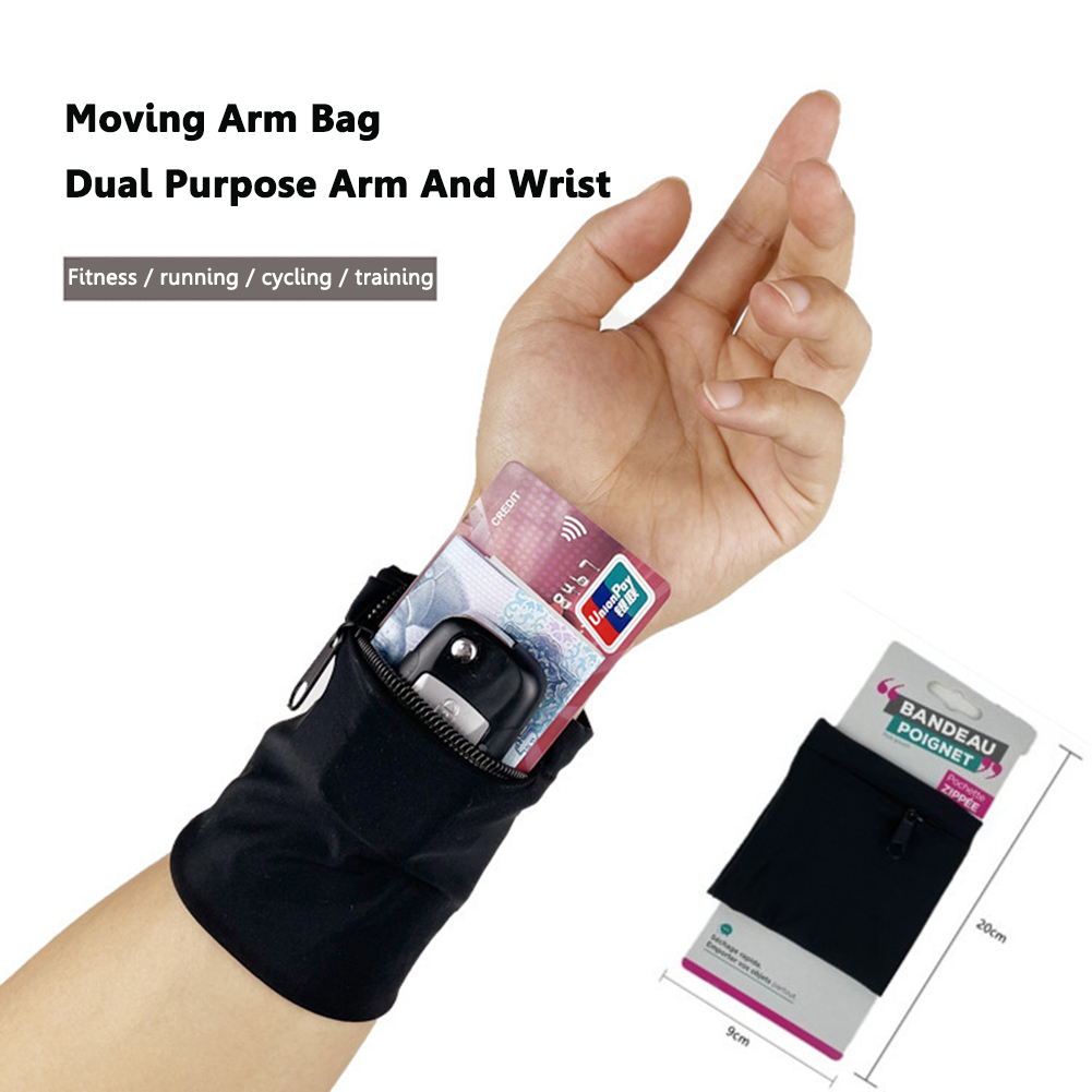 Zipper Running Arm Bags Cyclin - Wrist Wraps Fitness 评论和价格